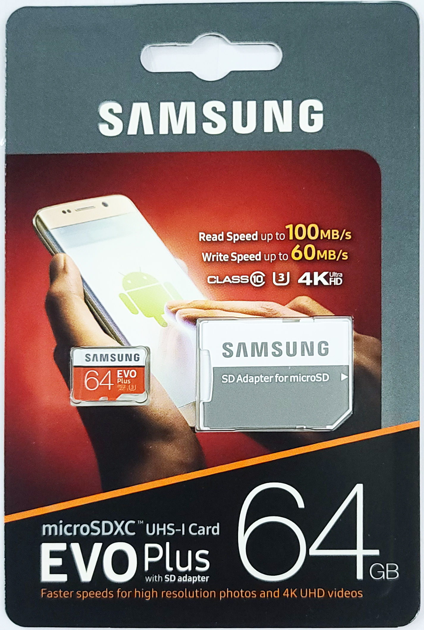 Samsung EVO Plus MicroSD with SD Adapter (32 GB - 512 GB)