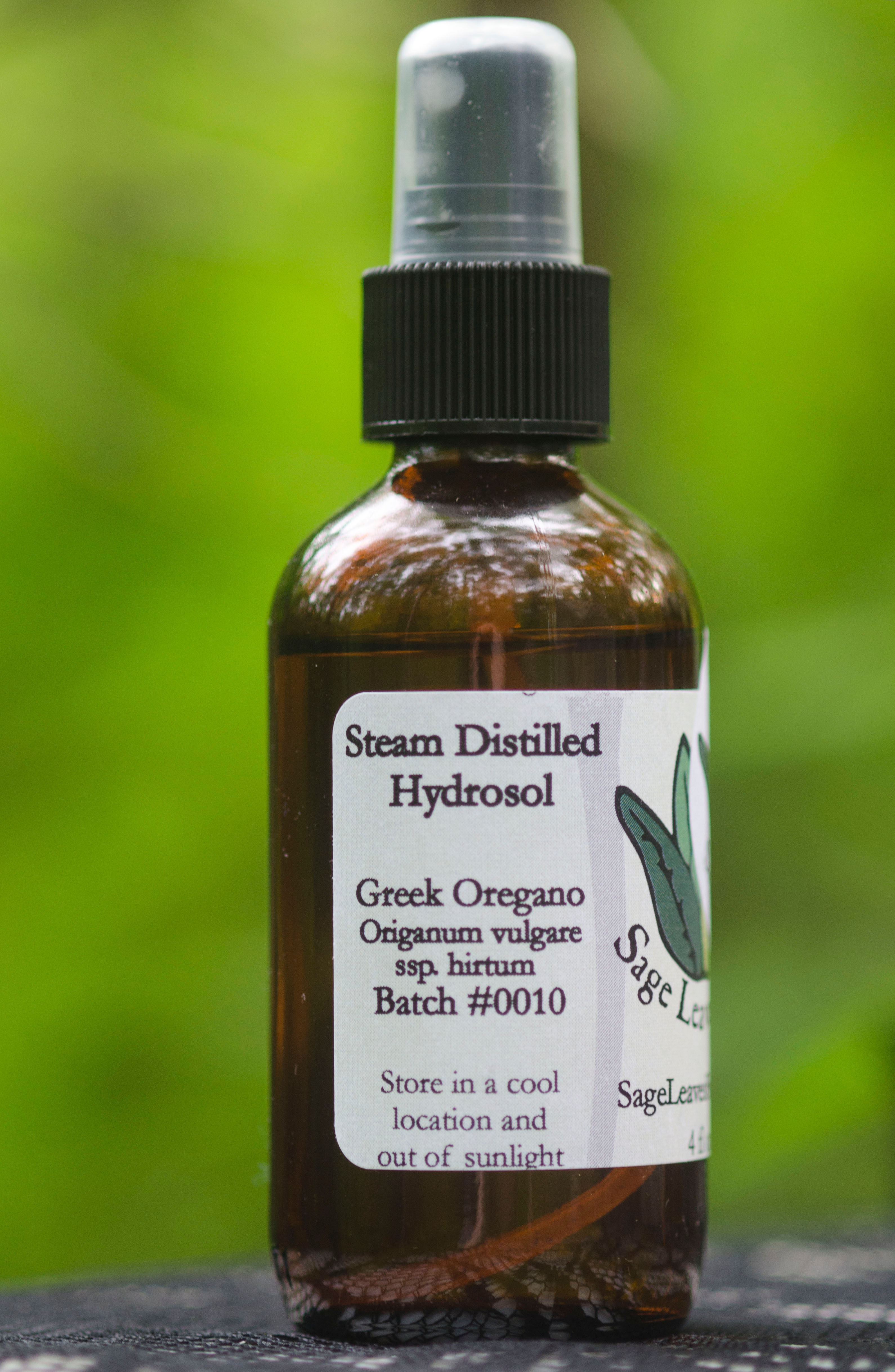 GREEK ORGANO STEAM DISTILLED HYDROSOL