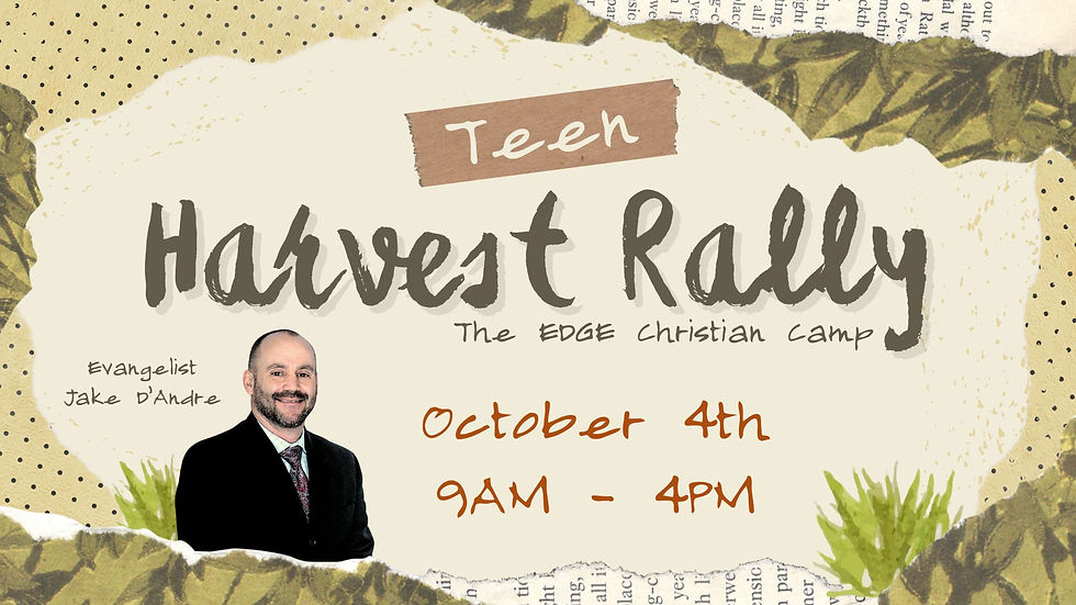Teen Harvest Rally