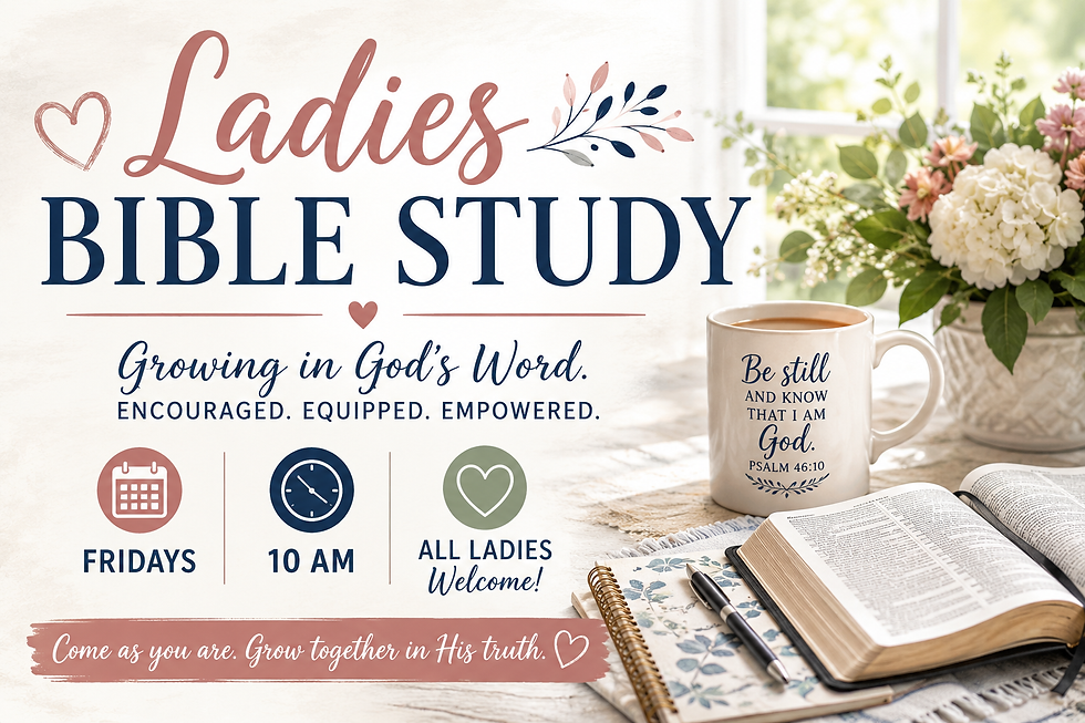Ladies Friday Morning Bible Study