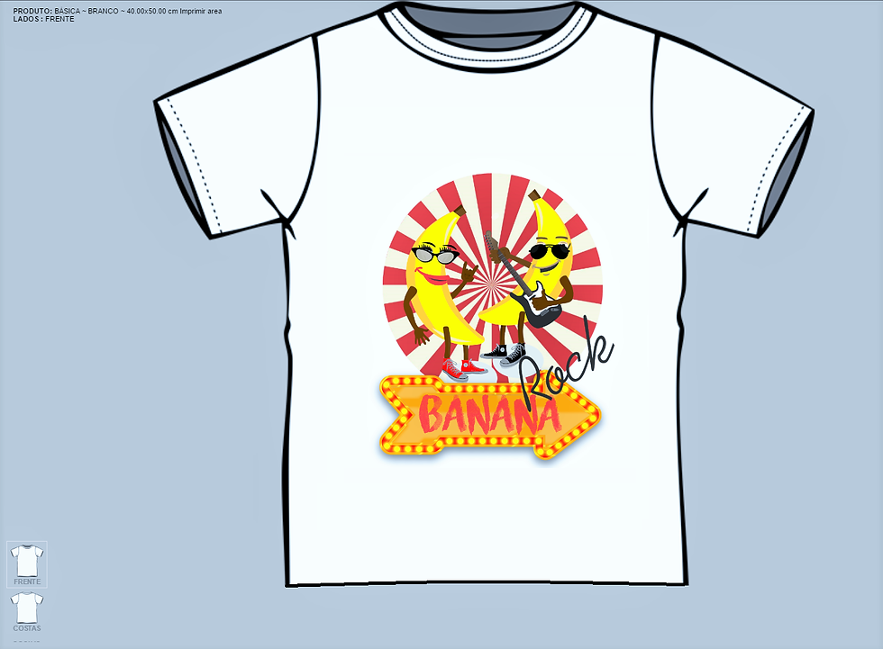 Miniatura: Camiseta Banana Rock Catanduva -