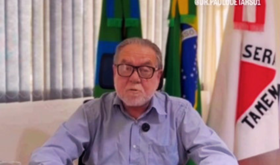 Paulo de Tarso (Rep), prefeito interino de Guanhaes (Imagem editada - vídeo) 