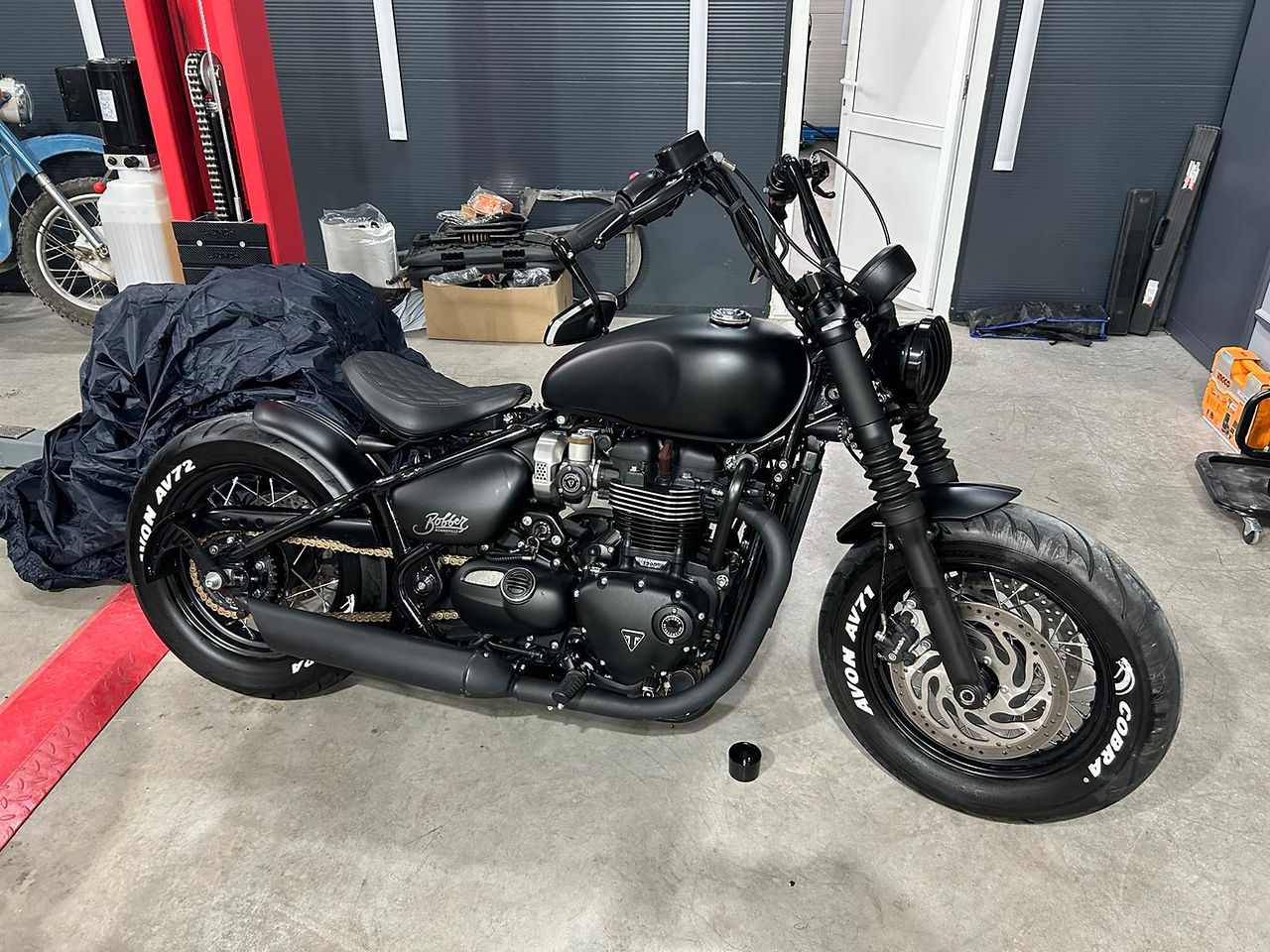 a motorcycle 