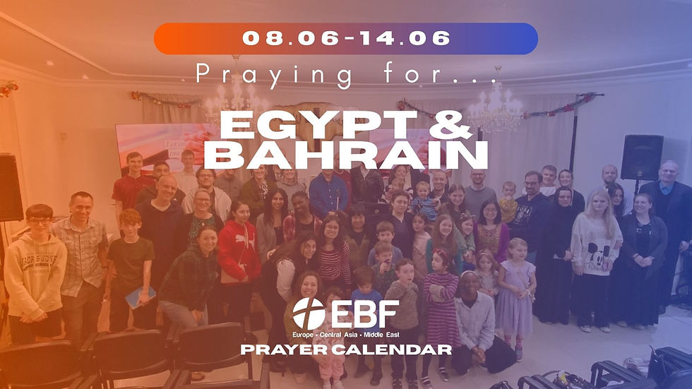 Prayer Calendar | Egypt & Bahrain