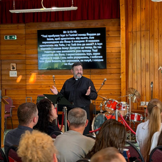 Pastor preaching