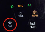 Volkswagen Golf front demister switch