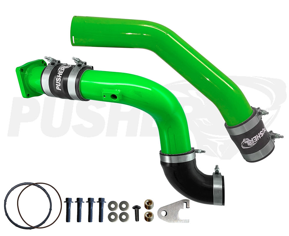 Thumbnail: Pusher 3" Hot & Cold Side Charge Tubes | 2017+w/ Throttle Valve Replacement