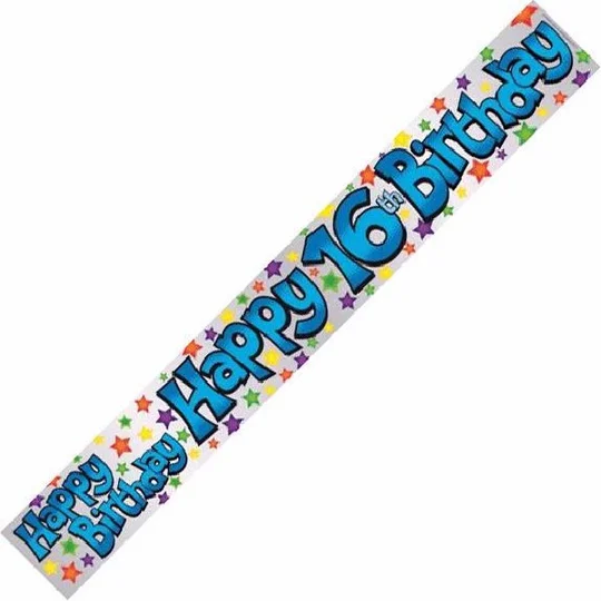 16 TODAY 9FT BANNER