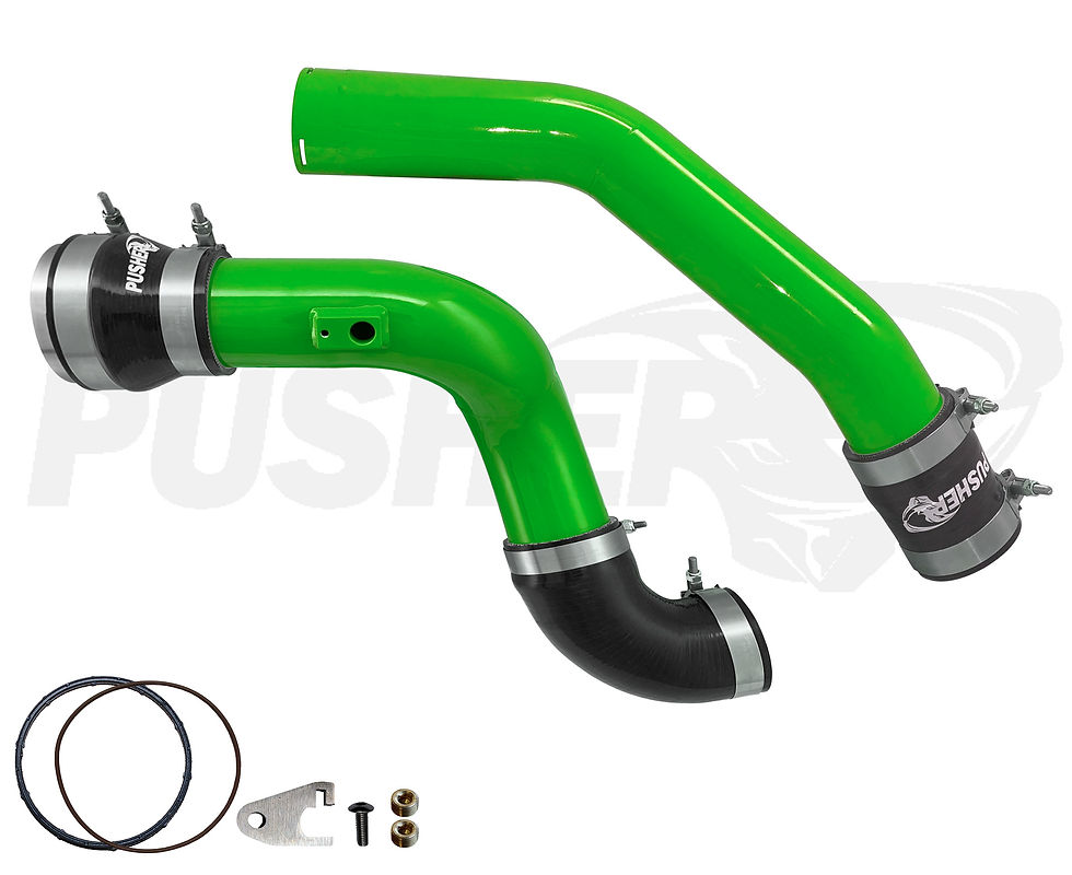 Thumbnail: Pusher Hot & Cold Side Pipes | 15-16 Ford 6.7 Powerstroke