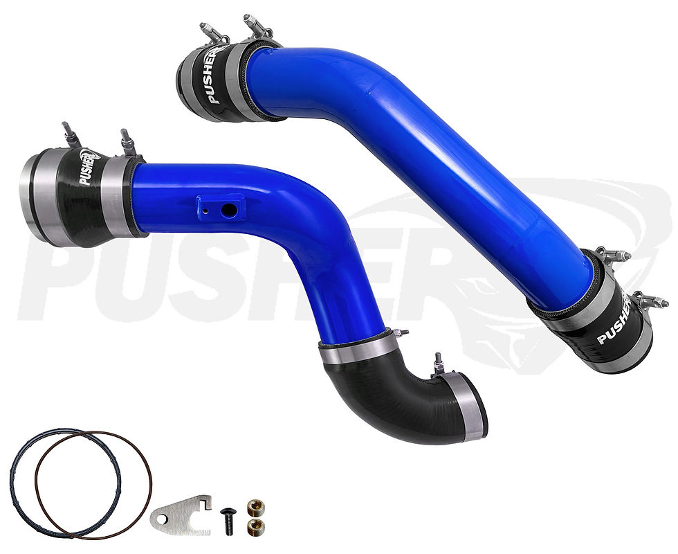 Thumbnail: Pusher Hot & Cold Side Pipes | 15-16 Ford 6.7 Powerstroke