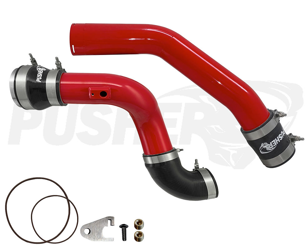 Thumbnail: Pusher Hot & Cold Side Pipes | 15-16 Ford 6.7 Powerstroke