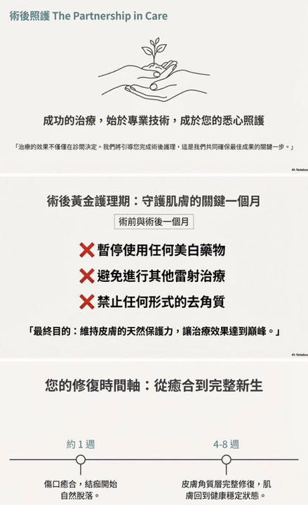 醫美術後,雷射皮秒