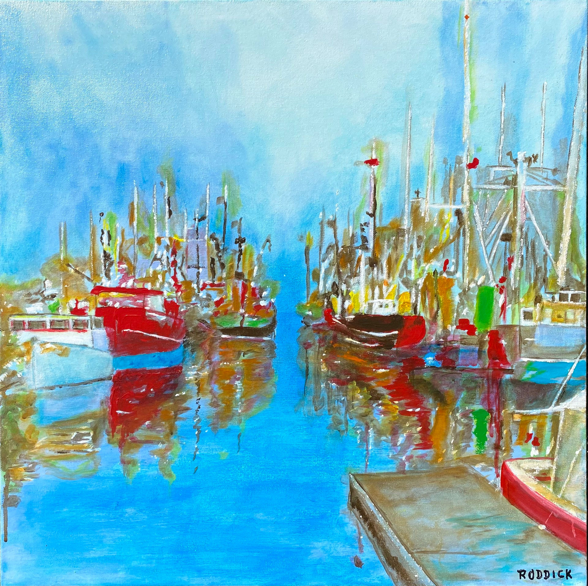 Impressions of the Bay  24 x 24