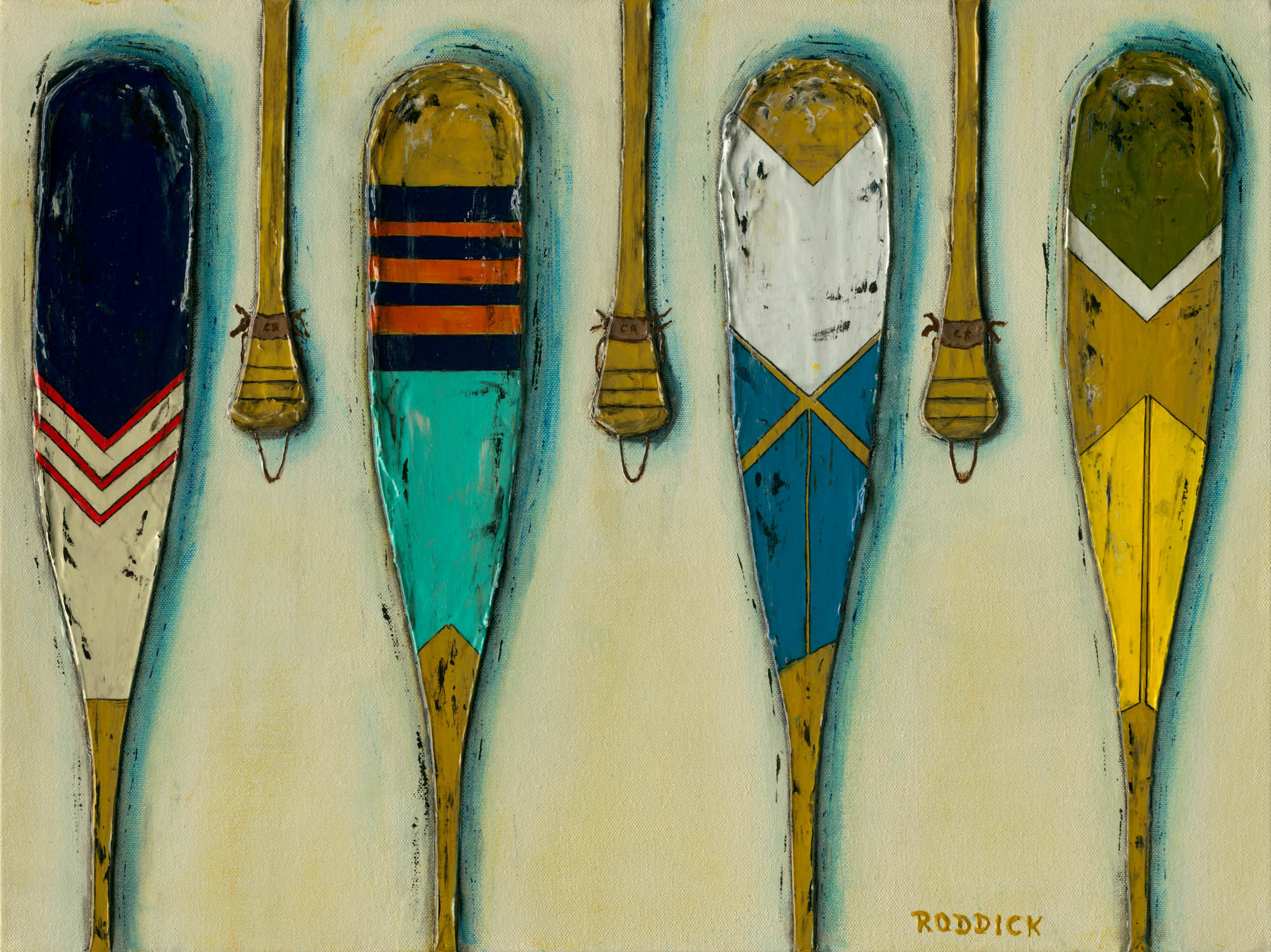 Mine and the Oars - 18 x 24
