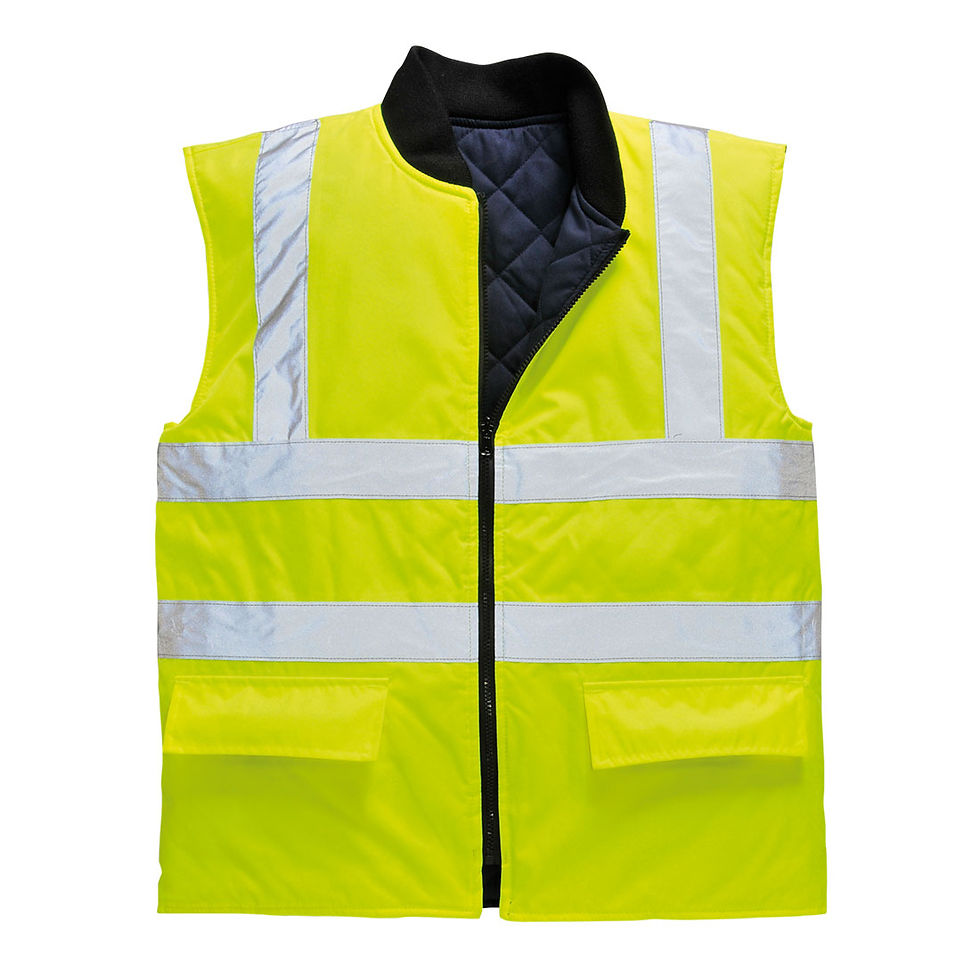 Thumbnail: PORTWEST S469 - Hi-Vis Reversible Bodywarmer