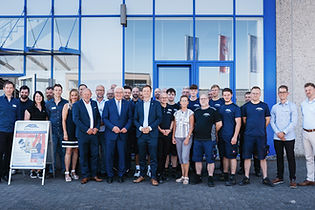 Gruppenbild mit Bundespräsident Frank-Walter Steinmeier
