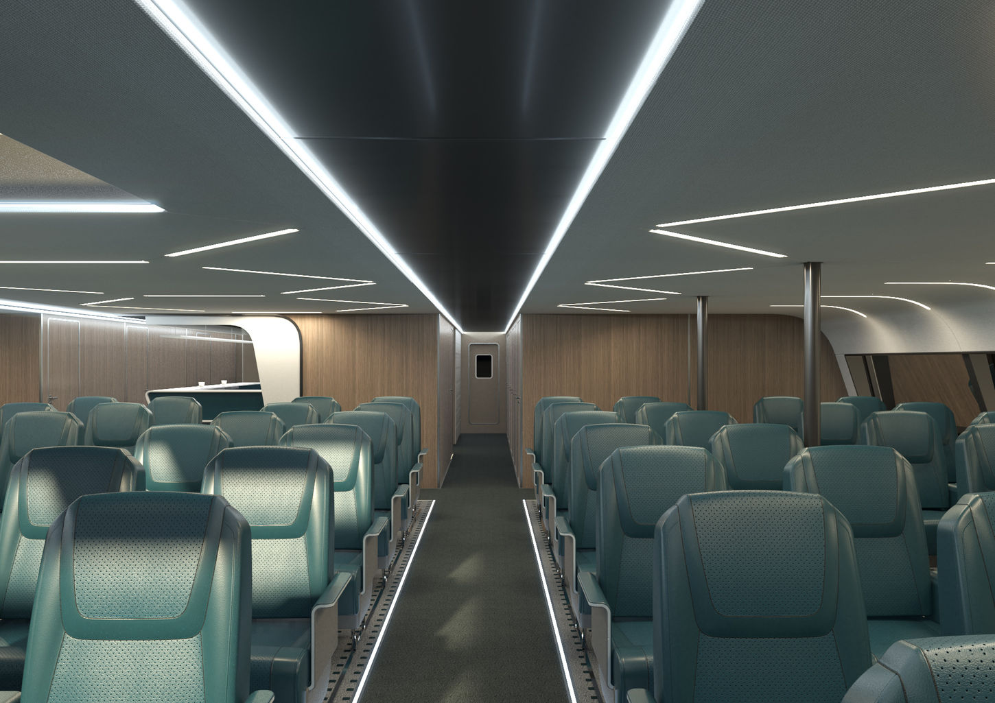 40m Fast CTV Catamarn Interior Design