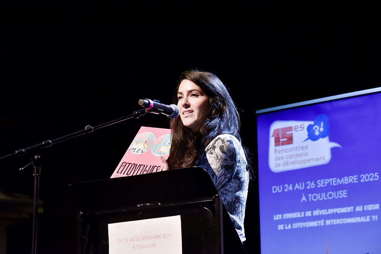 Intervenante aux Rencontres CoDev Toulouse Métropole sur scène