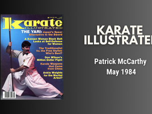 Karate Illustrated Cover Story Throwback: Patrick McCarthy