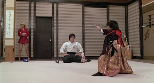 a still from Revenge of the Ninja
