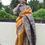 Thumbnail: MALLIKA : Madhubani Handpainted silk mark tussar silk saree
