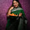 Thumbnail: Jhilmil: Bangalore silk saree with silver work on the saree!