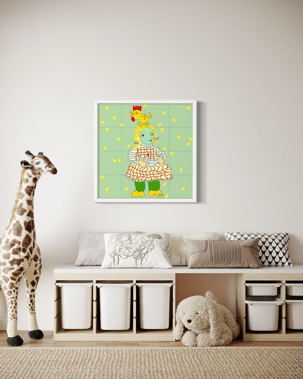 Thumbnail: Mutated Chicken on Maya Picasso (Green face)
