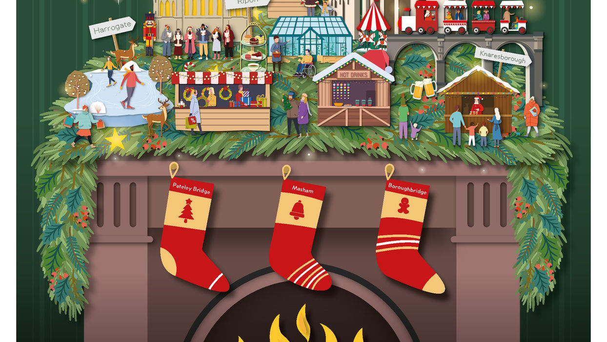 Visit Harrogate Christmas brochure covers