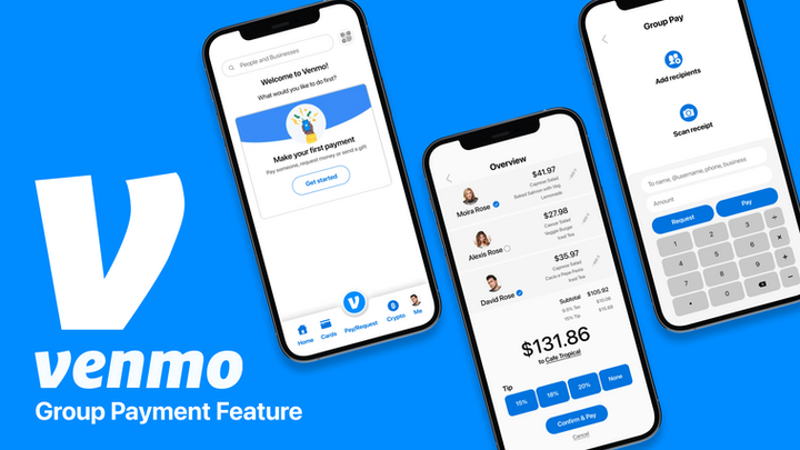 UX/UI Design to add new Group Payment Feature to Venmo app