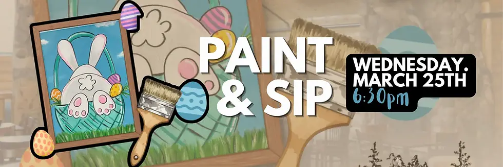 Paint and Sip event at 41 North tavern in Indiana