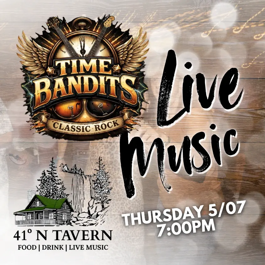 Time Bands | Live Music at 41 North Tavern | 7th May 2026