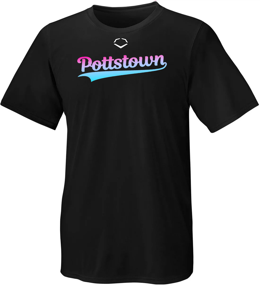 Black EvoShield Pottstown Gradient Shirt