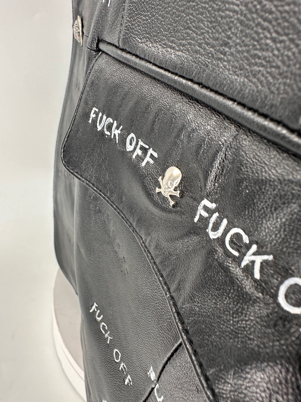 Thumbnail: The F**K OFF Leather Vest