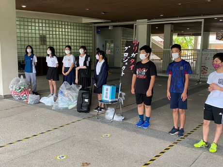 にぎやかな朝になりました