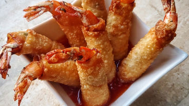 Eat like a Master's Champion with these Firecracker Shrimp!