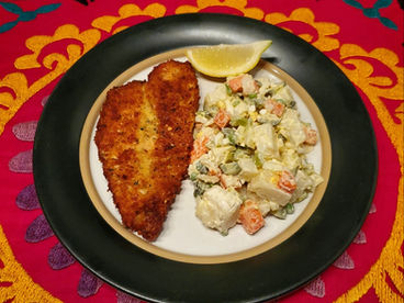 Christmas in Czech Republic: Fried Fish and Potato Salad