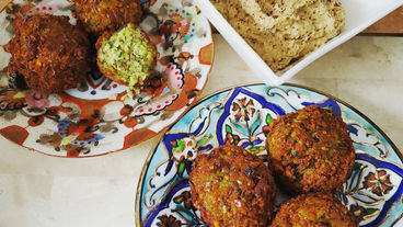 Savory & Light Falafel featuring Baba G