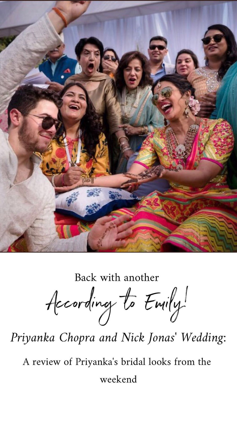 Weddings: Priyanka Chopra & Nick Jonas