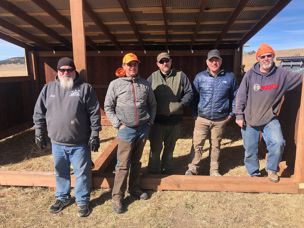 NAVHDA work crew Black Hills Chapter