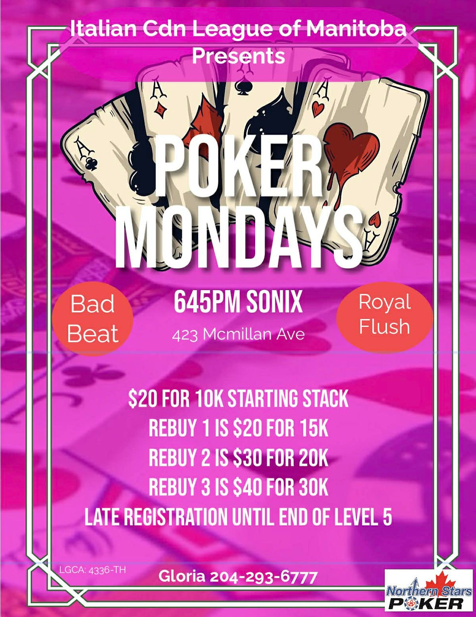POKER MONDAYS