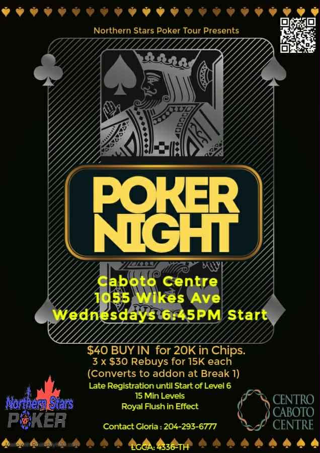 POKER NIGHT - WEDNESDAYS