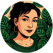 mycalatheajungle Logo, schwarzhaarige Frau im Rockabilly Stil