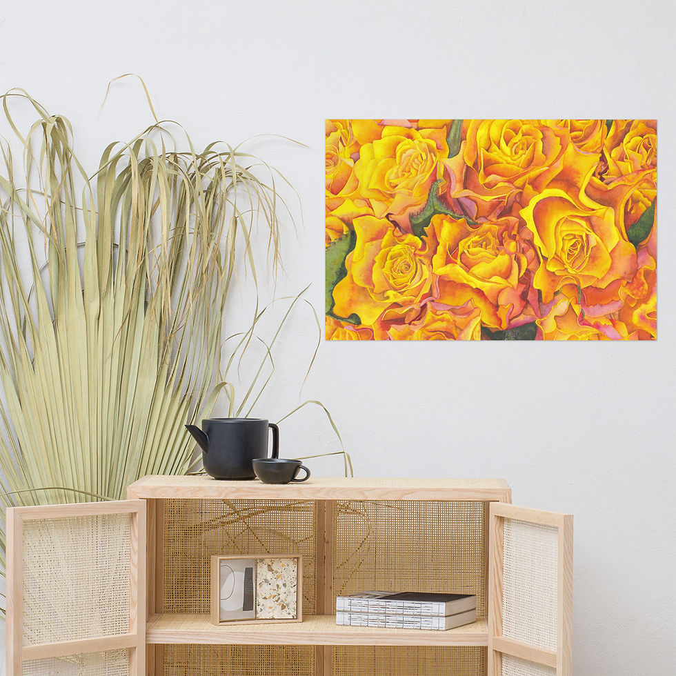 Thumbnail: Poster (Orange Roses (Enthusiasm))
