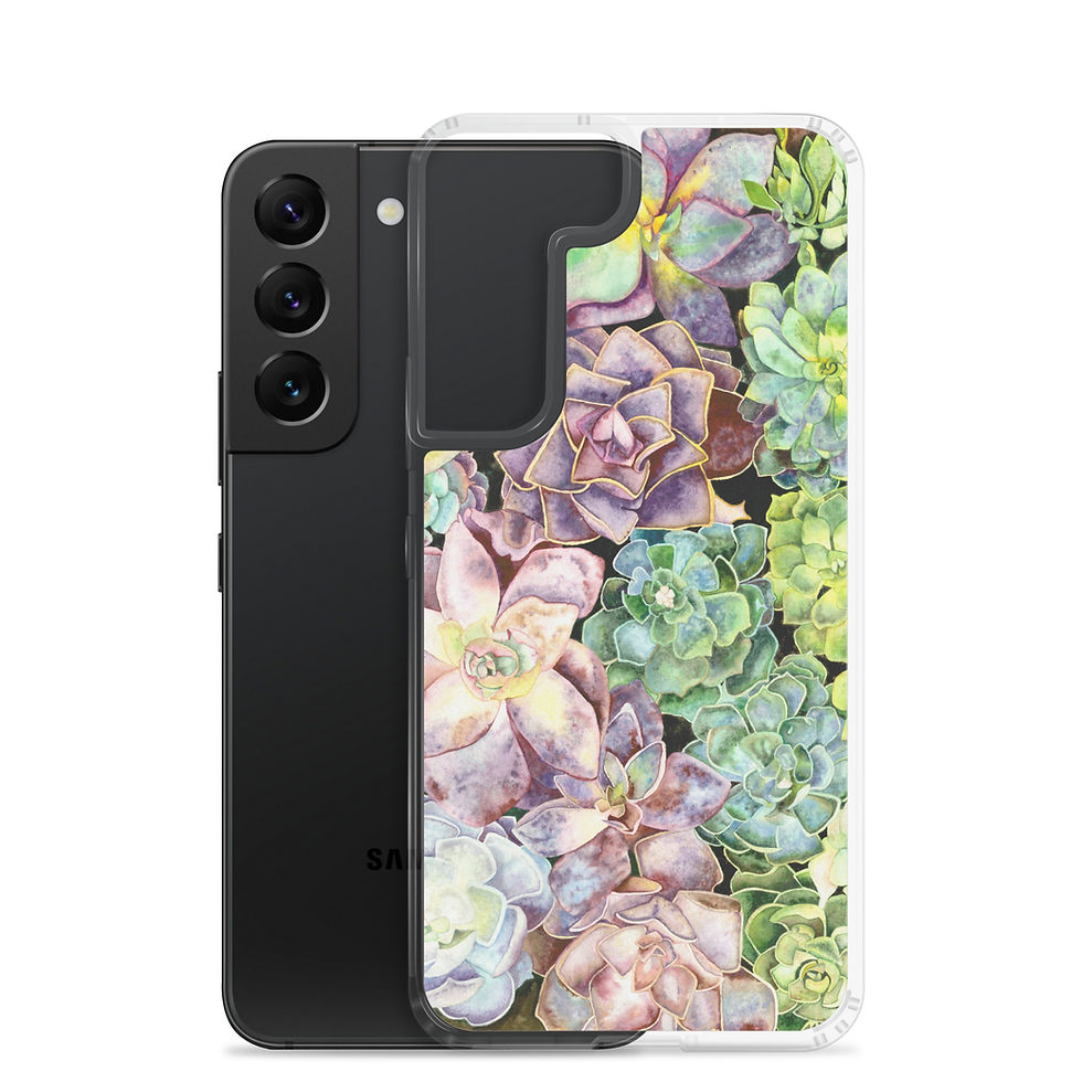 Thumbnail: Samsung Case (Iridescent Succulents)