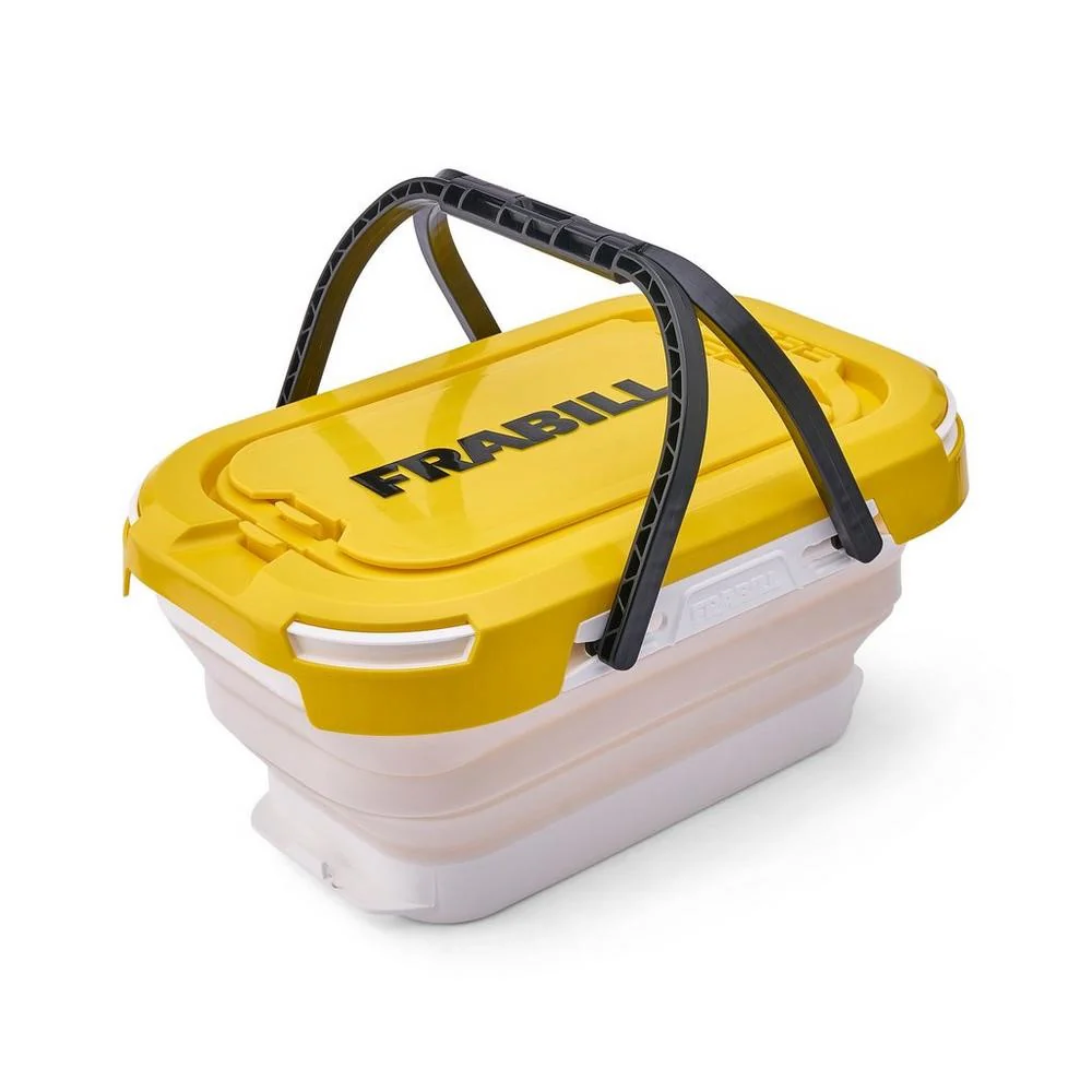 Frabill Collapsible Bait Bucket with Aerator for surf fishing review 