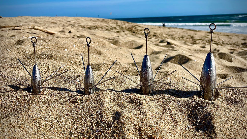 Surf Fishing Weights - Guide to Sinkers for Pier, Beach Fishing