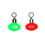 Thumbnail: Cox & Rawle Pulley Beads for making Pulley Rigs for Surf Fishing, Beach Casting