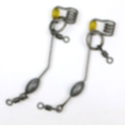 Weighted Non-Return Rig Sliders (0.25oz) + Rig Rings - 2 pack