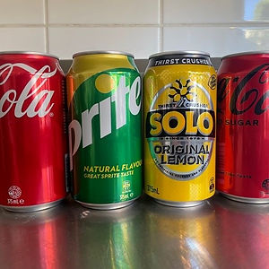 Mixed soft drink cans 330ml x6 cans
