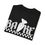 Thumbnail: t-shirt with a design that has the word bake and an icing bag with a checker design